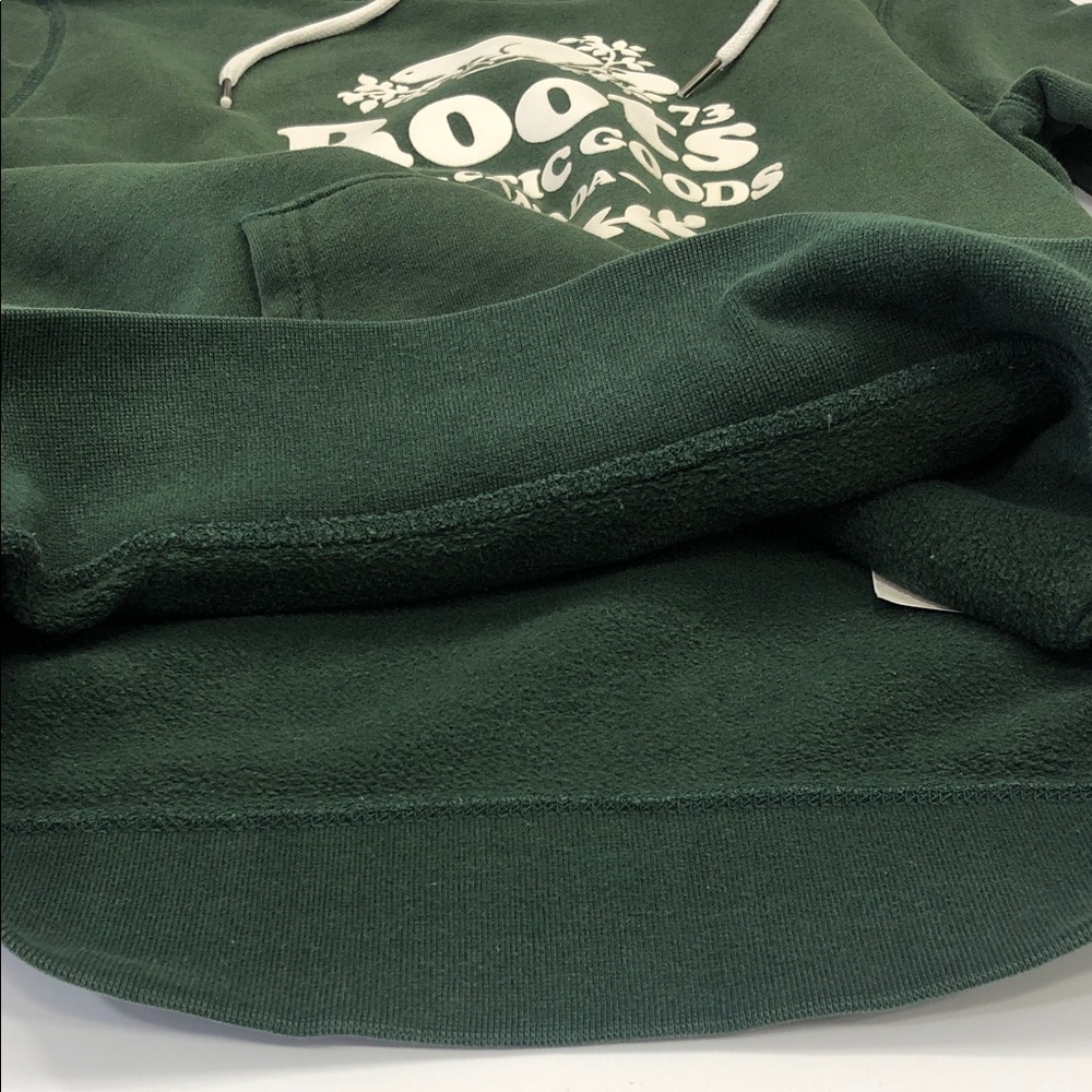 🦫 Roots Forest Green Sweatshirt Hoodie – Size Small – Beaver Logo - Picture 12 of 12